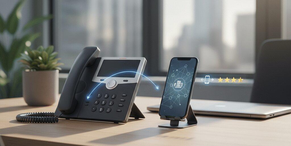 Met Vast nummer op mobiel zakelijk koppel je je vaste lijn aan je smartphone. Wij van Flexa Voip leveren dit als slimme VoIP telefooncentrale in Nederland en Belgie, met Google reviews vijf op vijf. Je krijgt nummerportering, belgroepen, IVR, voicemail naar e mail, softphone app, Teams en CRM koppelingen, caller&hellip;