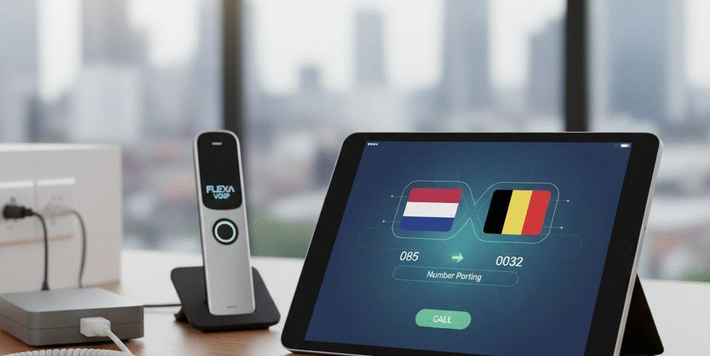 Voip abonnement inclusief nummer voor Nederland en Belgie. Wij regelen een vast nummer of 085 nummer met nummerbehoud dat je direct kunt gebruiken met een Belgisch of Nederlands nummerblok. Met Flexa Voip krijg je softphone en app, IVR, wachtrij, voicemail naar e mail, CRM en Microsoft Teams koppeling, SIP, belbundels,&hellip;