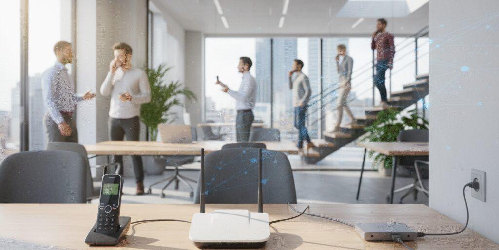 Met DECT en VoIP combineer je draadloze vrijheid met digitale telefonie. Denk aan draadloze telefoontoestellen in kantoren waarmee je overal in het gebouw bereikbaar bent via VoIP, zonder dat je kwaliteit verliest. Je hoeft geen wifi te gebruiken: DECT zorgt voor een stabiele verbinding, zelfs als het internet even hapert.&hellip;