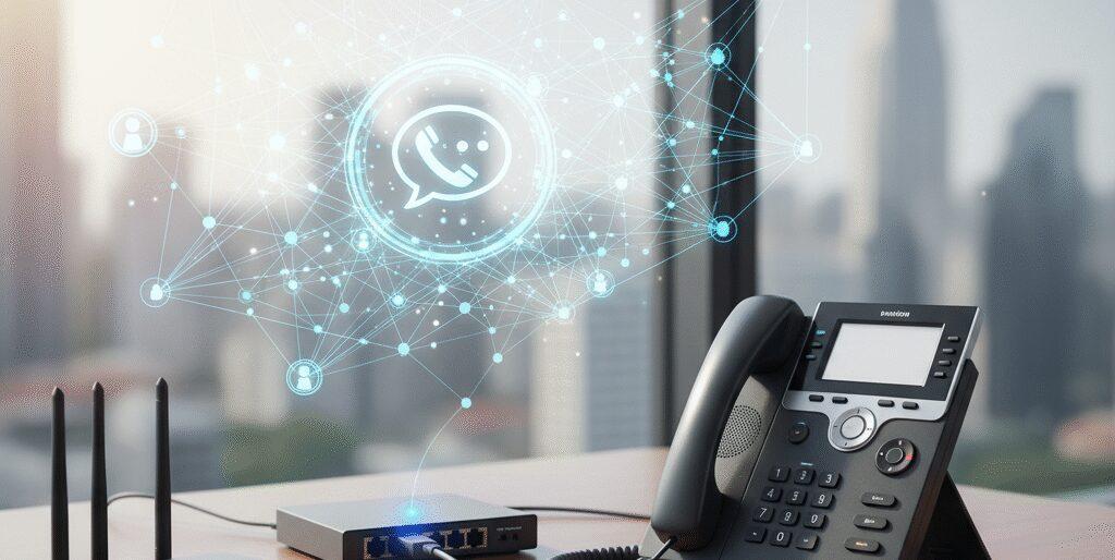 Stel je voor: je pakt je bureautelefoon op, maar in plaats van het traditionele telefoonsignaal, praat je via internet. Dat is precies waar het bij een IP telefoon en een VoIP netwerk om draait. Jouw stem wordt razendsnel omgezet in datapakketjes. Deze worden via het bedrijfsnetwerk of gewoon wifi naar&hellip;