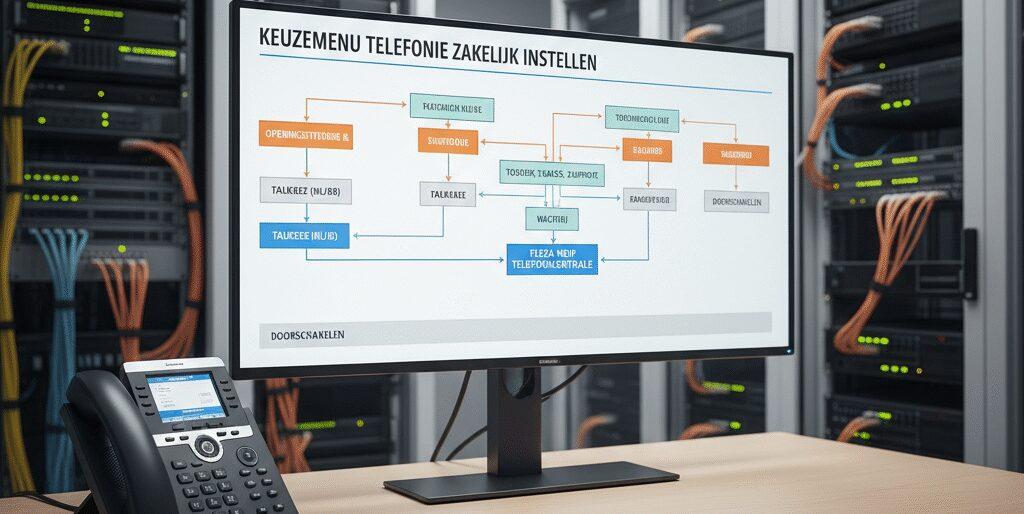 Bij Flexa Voip regelen wij Keuzemenu telefonie zakelijk instellen voor Nederland en Belgie op onze telefooncentrale.​ We bouwen een IVR spraakmenu en belplan met call flow.​ Met openingstijden en feestdagen, taalkeuze en toetskeuze, wachtrij, doorschakelen naar agents en groepen, voicemail, tekst naar spraak en call recording krijgt elke beller snel&hellip;
