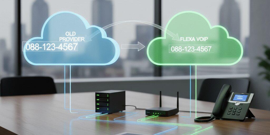 Bij Flexa Voip regel je Nummerbehoud 088 nummer zakelijk snel en netjes.​ Wij zorgen dat je 088 bedrijfsnummer en nummerblok zonder onderbreking meegaat.​ Van nummerportering en overstappen tot belplan IVR wachtrij en SIP trunk in onze cloud telefooncentrale, alles sluit naadloos aan op je team in Nederland en Belgie.​ Echt&hellip;