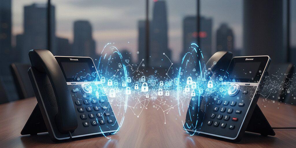 Stel je voor dat je met iemand belt via internet, zoals bij WhatsApp of een zakelijke VoIP-oplossing, en niemand anders kan meeluisteren. Dat is precies waar end-to-end encryptie om draait: jouw telefoongesprek wordt versleuteld, zodat alleen jij en degene die je belt het gesprek kunnen horen. Bij VoIP bellen betekent&hellip;