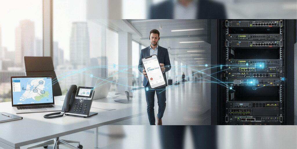 Zakelijk bellen via voip maakt bellen slim en schaalbaar.​ Met Flexa Voip belt je team helder in Nederland en België, op kantoor en onderweg.​ Je draait op cloud telefonie met hosted PBX, SIP trunk en softphone.​ We koppelen vast mobiel en Microsoft Teams, zetten IVR, wachtrijen, voicemail en opnames klaar,&hellip;