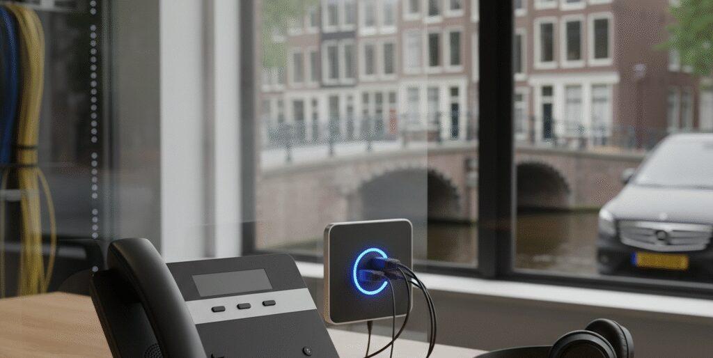 Zakelijke telefonie Amsterdam 020 begint bij Flexa Voip.​ Wij leveren VoIP en cloud telefonie met lokaal 020 nummer, vaste en mobiele koppeling en heldere gesprekken voor je team.​ Wij bieden gehoste telefooncentrale en SIP trunk, keuzemenu en wachtrijen, nummerportering, Microsoft Teams en CRM integratie, opname en voicemail naar e mail.​&hellip;